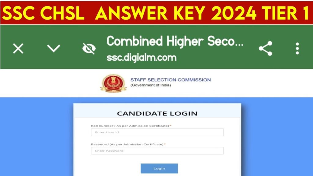 SSC CHSL Answer Key